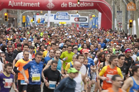 Correr la Media Maratón de Barcelona de 2014